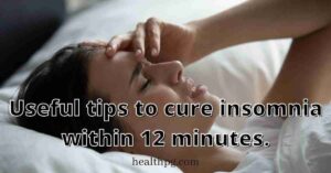 How to cure insomnia in 12 minutes